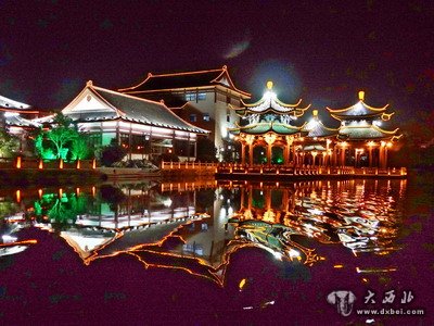 南通濠河的夜景之美（二）